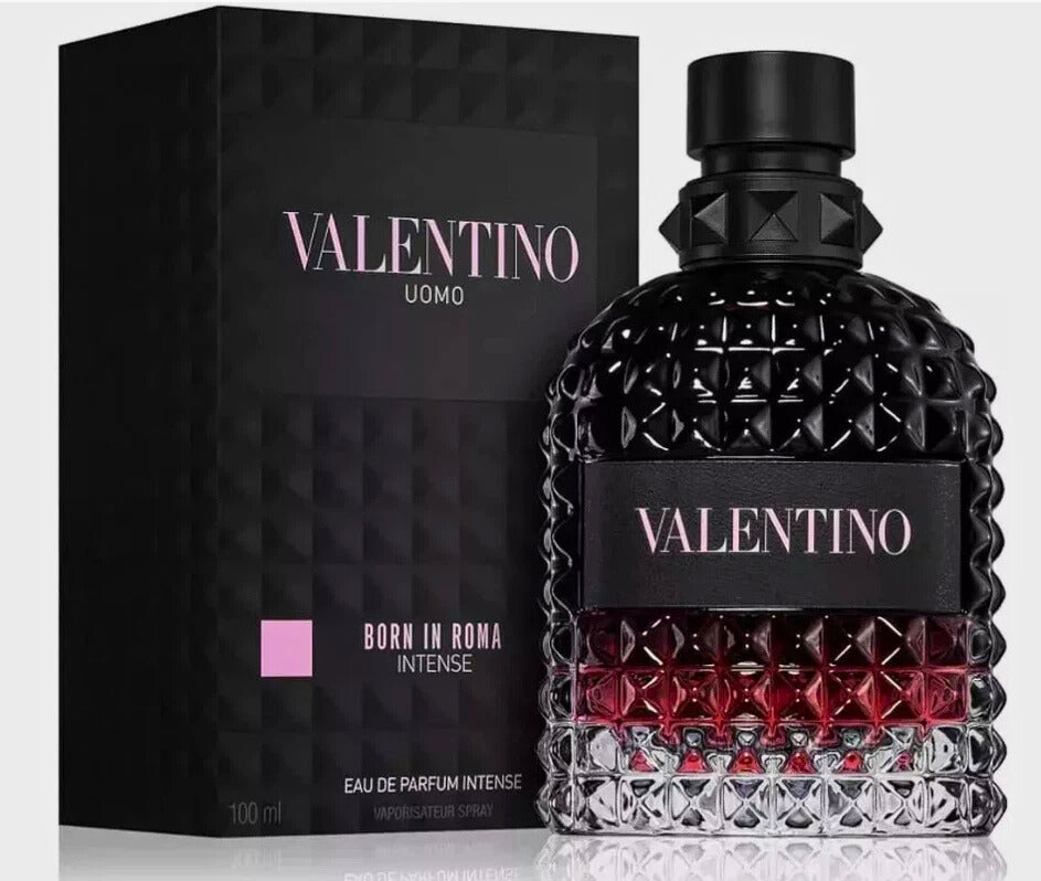 .VALENTINO UOMO BORN IN ROMA INTENSE EAU DE PARFUM SPRAY 3.4 Oz / 100 ml FOR MEN