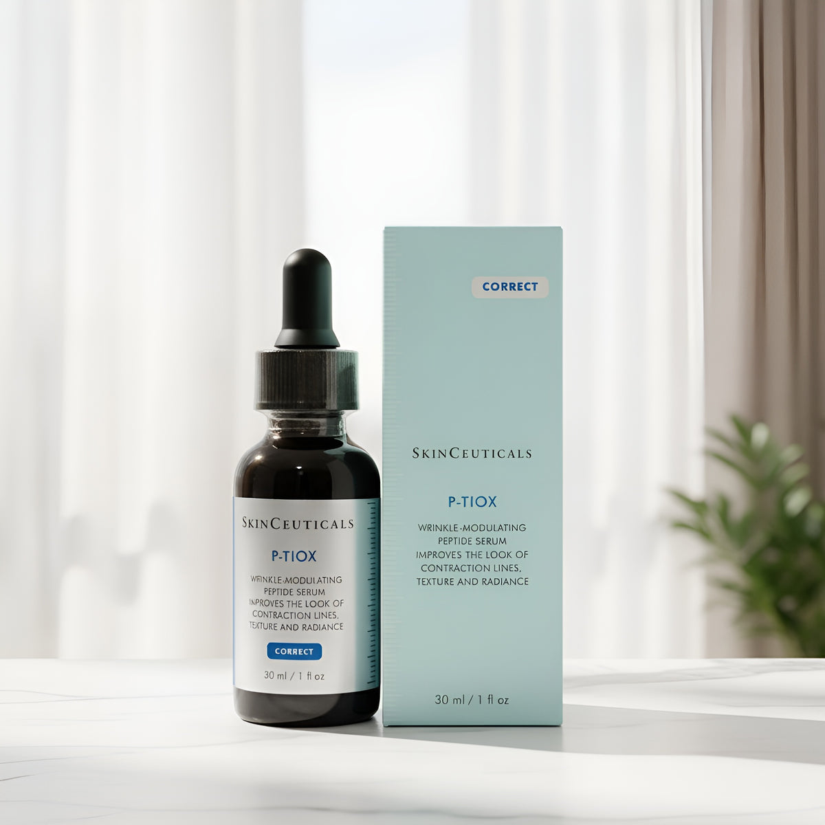 Skinceuticals p tiox P-Tiox Wrinkle Modulating Peptide Serum FullSize 1 Oz Seald.
