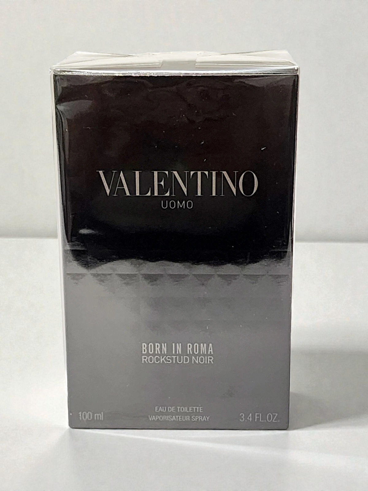 Valentino Uomo Born In Roma Rockstud Noir EDT For Men 3.4 Fl Oz